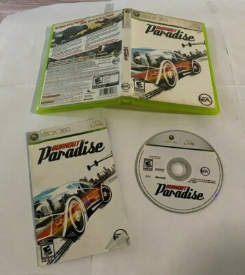 Burnout Paradise (Microsoft Xbox 360, 2008) COMPLETE FAST SHIPPING RACING EA 