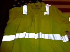 WOW 30%OFF CINTAS HI VIS CLASS 3 REFLECTIVE WORK SHIRT.