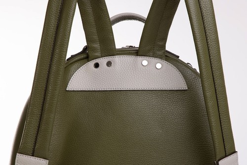 BEEPACK ROMA Zaino Sport Tennis Tempo Libero Padel in Pelle Leather Backpack - Bild 5 von 6