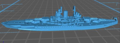 USS New Mexico - USN - Wargaming - Axis & Allies - Naval Miniature