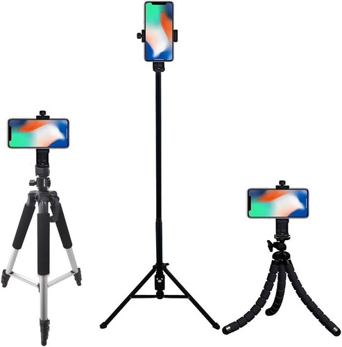 2 Soporte para Smartphone Adaptador Trípode Soporte para Teléfono Celular Montaje para Selfie Stick - Imagen 8 de 10