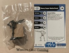 Star Wars Miniatures Heavy Super Battle Droid #27/40 NEW SWM The Clone Wars