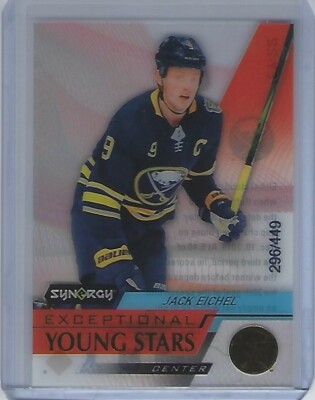 2020-21 Synergy Exceptional Young Stars Gold #EY-22 Jack Eichel 296/449
