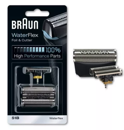 Original Braun 51B Scherkopf & Folie für WaterFlex – HB schwarz, neu - Bild 2 von 6