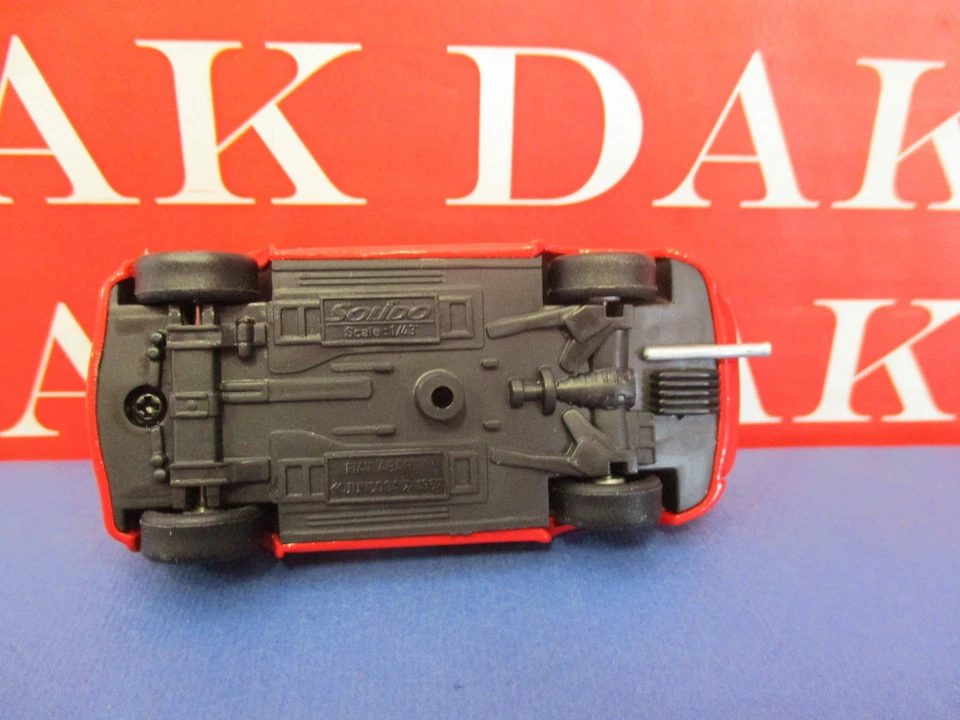 Die cast 1/43 Modellino Auto Fiat Abarth 1000 N37 1967 M. Juncosa by Solido - Immagine 4 di 4