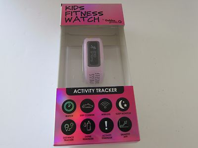 Gabba Goods Kids Fitness Watch Activity Tracker Emoji Face. Light Purple New