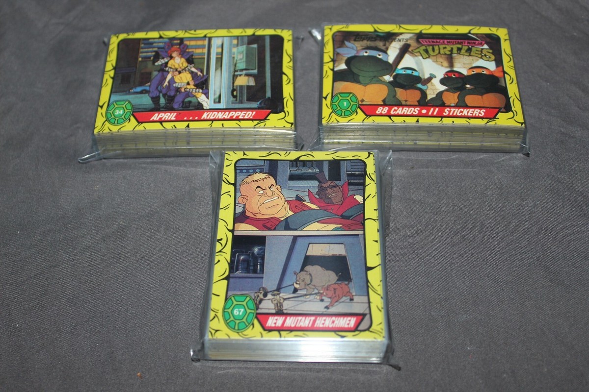 1989 Topps Series 1 Teenage Mutant Ninja Turtles Complete