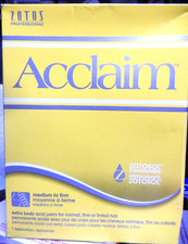 Zotos Acclaim Extra Body Acid Perm/Normal, Fine Or Tinted Hair