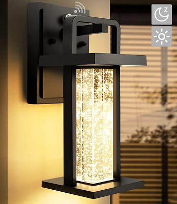 VDKK Dawn to Dusk LED Wall Fixture with Crystal Glass