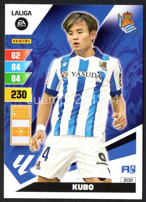 TAKEFUSA KUBO #302 REAL SOCIEDAD 2023-24 CROMO ADRENALYN XL PANINI