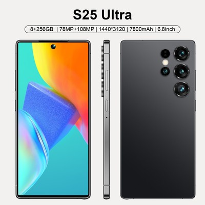 New Unlocked S25 Ultra 6.8in Android Dual SIM Moblie Phone 8+256GB  LAST 7 LEFT!