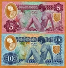 SET Czech Bohemia, 5 - 10 Korun, 2020, Clear Window Polymer, Matching S/Ns