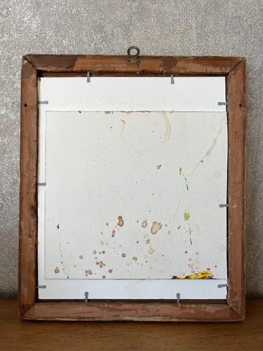 Danish Artist Rolf Gjedsted Abstract Composition Modern Art Berlin Frame - Picture 16 of 16