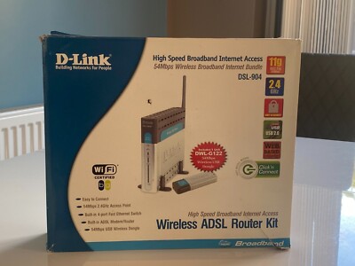D-Link Wireless ADSL Router Kit DSL-904