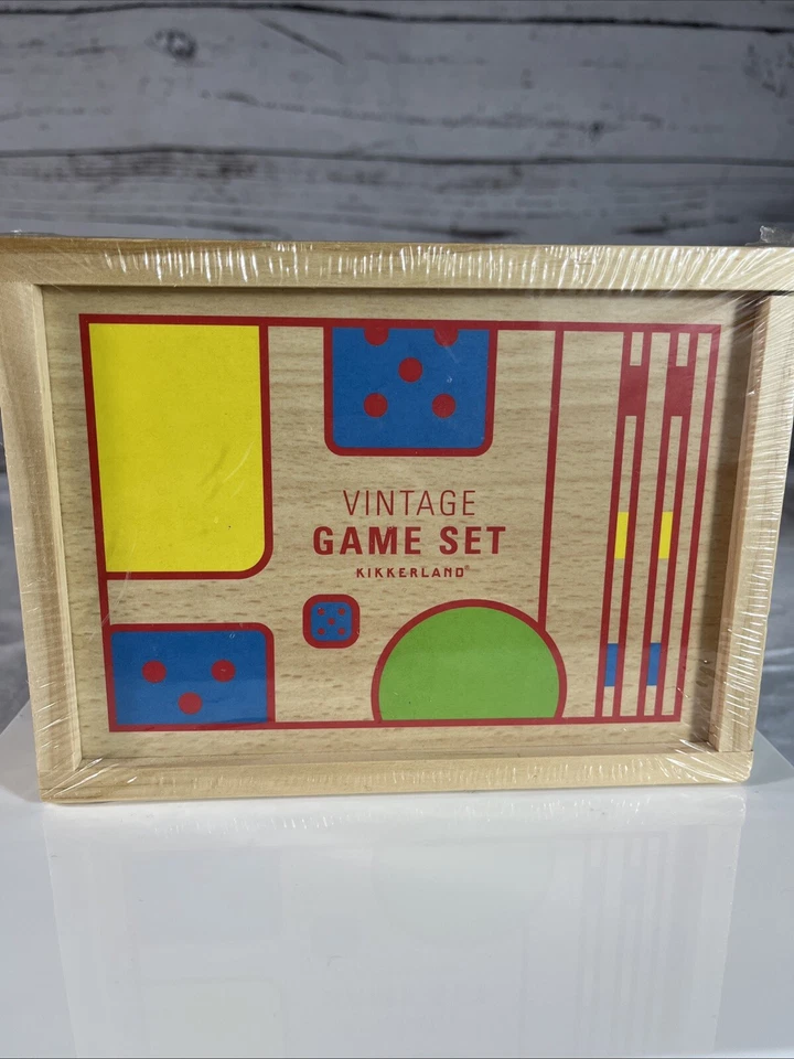 Kikkerland Vintage Game Set - Image 2 of 4