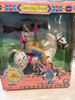 Vintage Dancing Brook Native American Heartland Doll Mattel - 1994