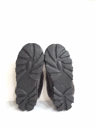 U G G Damen Coquette Slipper Grau / Kastanie Schuhe Lammfell Neu mit Karton - Bild 12 von 12