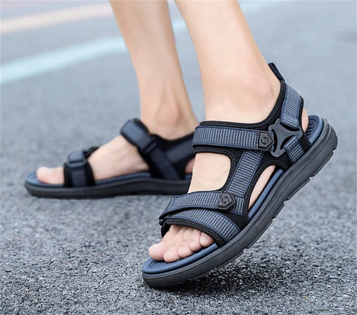 Men's Sandals Outdoor Hiking Sandals Waterproof Sports Walking Water Sandals - Picture 5 of 14