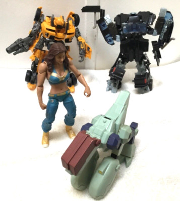 Two Transformation Lockdown Action Figures plus two more lot of 4