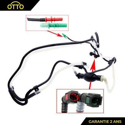 Kit Poire d'Amorcage avec tuyauterie pour Renault 1.5 DCI Megane 2 Scenic 2