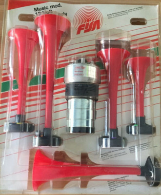 Clacson Auto 12V Universale 2 PZ 12V Corno D'aria Per Auto Elettrico