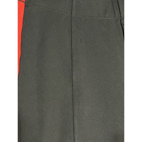 Abercrombie and Fitch Thick Full Length leggings Womens Size XL Black Red - Picture 6 of 8