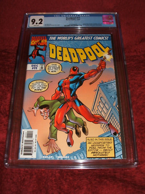 DEADPOOL 11 1997 CGC 9.2  WHITE PAGES AMAZING FANTASY 15 HOMAGE