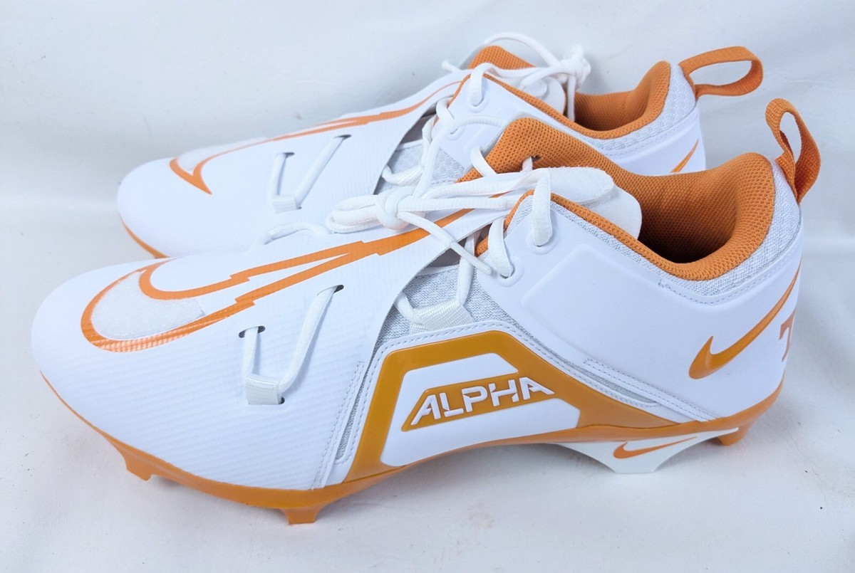 Men's Size 15W Nike Alpha Menace Pro 3 Low PE Tennessee White