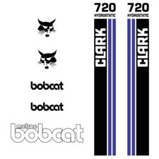 Bobcat 720 Decal Kit , Aftermarket Stickers Bobcat LOADER DECAL kit
