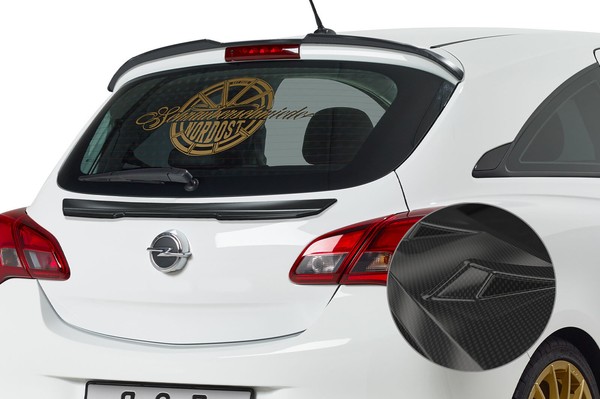 Csr HeckflüGel Abs Carbon Look Mit Abe FüR Opel Corsa E-image