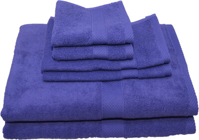 Egeria 2x Duschtuch + 2x Gästetuch + 2x Seiftuch **Sale** Frottee Blau 374 E11