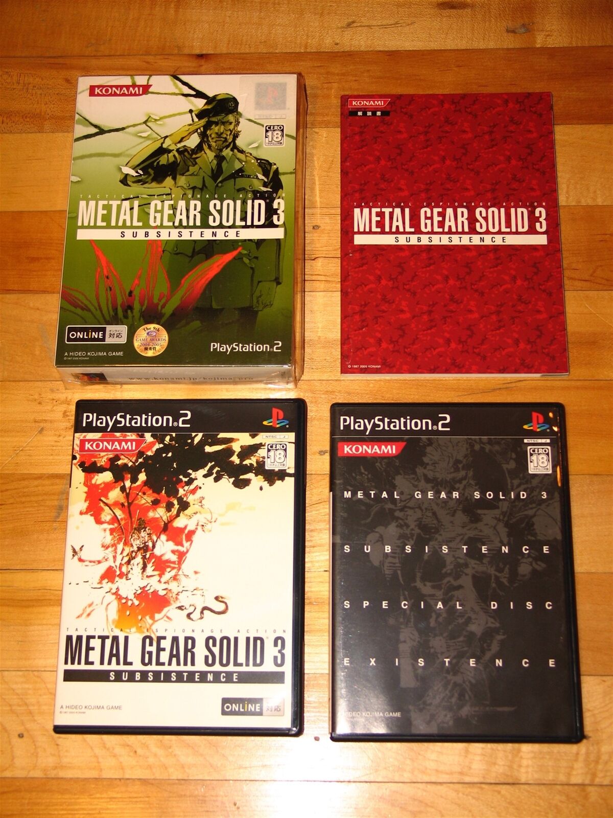 Metal Gear Solid 3 Subsistence PS2 Game For Sale