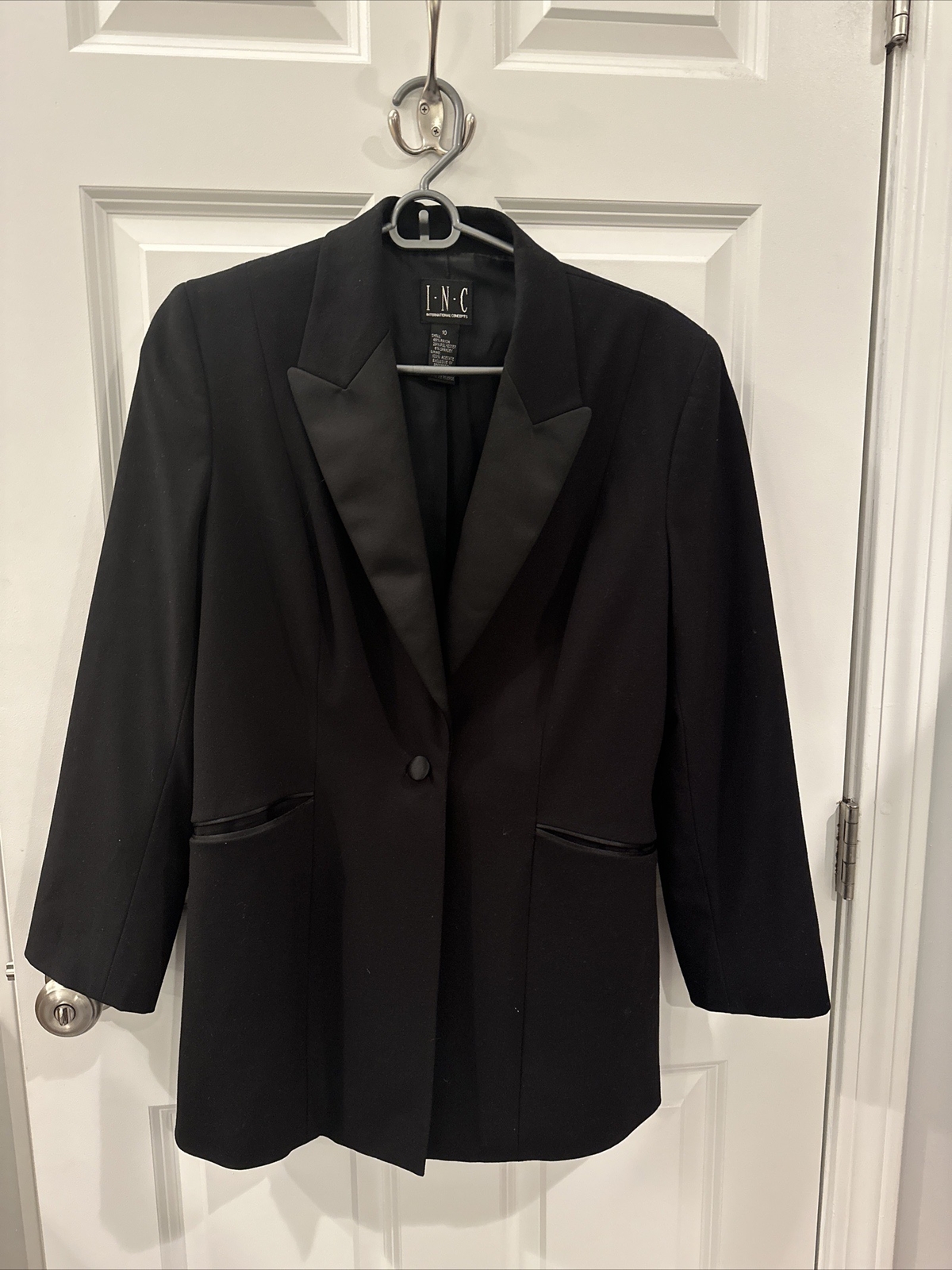 Womens INC Black Jacket/Blazer Sz. 10. EUC.  Beautiful Jacket