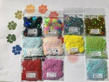 Solvent Resistant Pet PAW/DogPaw shape Glitter U Pick Color Nail Art Face Crafts