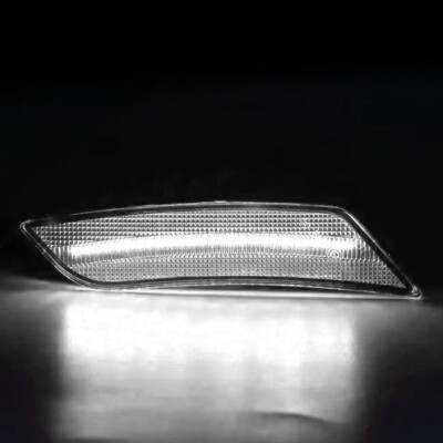 IJDMTOY Clear Lens White LED Side Marker Lights For Cadillac ATS XT5 & Chevy Blazer
