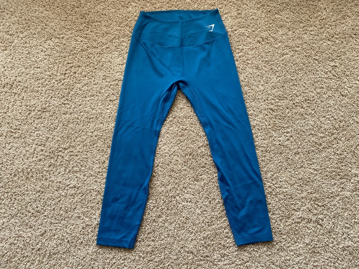 Gymshark Training 7/8 Leggings women's XL - Blue