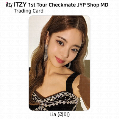 ITZY 1st Tour Checkmate Official MD Trading card Photocard