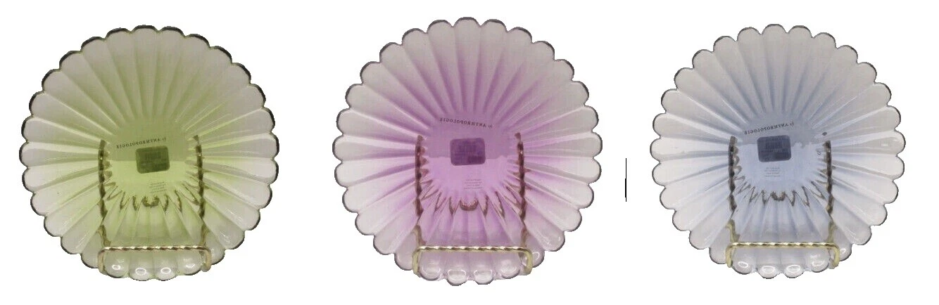 Placas de Vajilla Vidrio Anthropologie