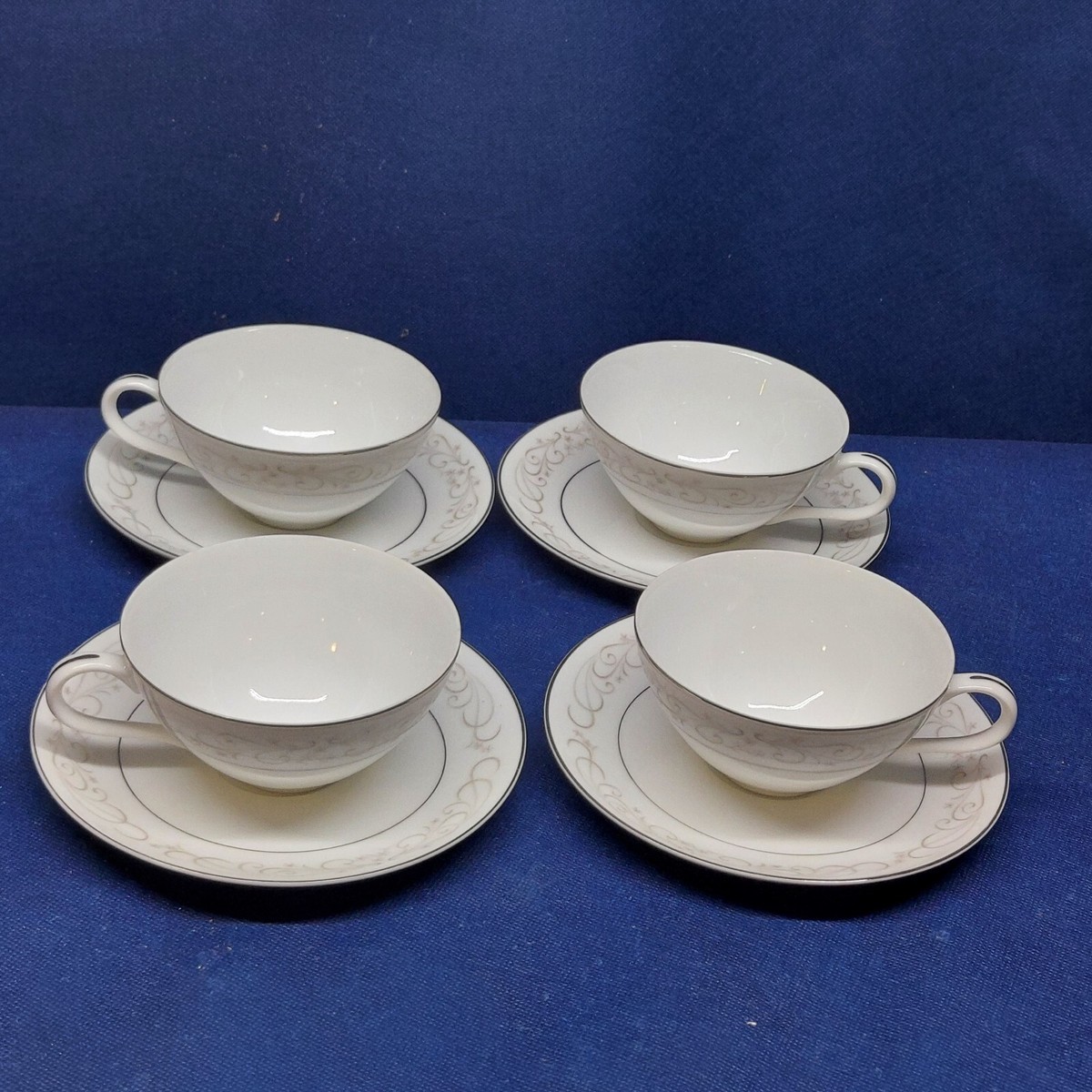Vintage Jyoto Fine China Classic Pattern Occupied Japan 4 Sets