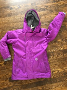 lilac ski jacket
