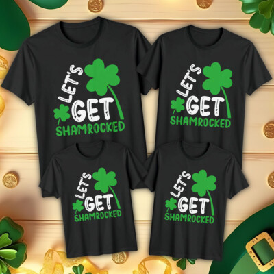 Lustige T-Shirts Shirt Kleeblatt Familie St. Patricks Day Irish Green Parade #STPD
