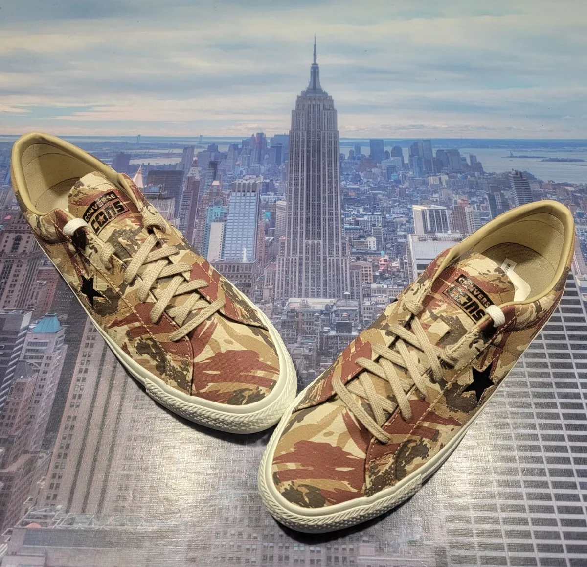 wanhoop Uitmaken Omringd Converse One Star Pro Ox Low Top Brushstroke Camo Mens Size 8.5 A03679c New  | eBay