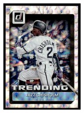 2022 Donruss #T-3 Jazz Chisholm Trending Silver #/349