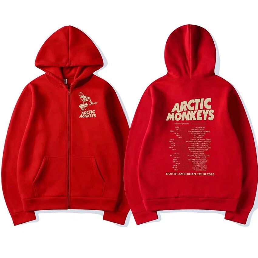Arctic Monkeys Zipper Zip-Up Hoodie Men Women Fashion Pullover Sweatshirts