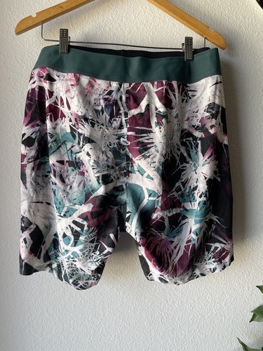 Lululemon Swim Trunks El Current Shorts Lined Mens Sz 34 Multicolor *READ* - Picture 5 of 11