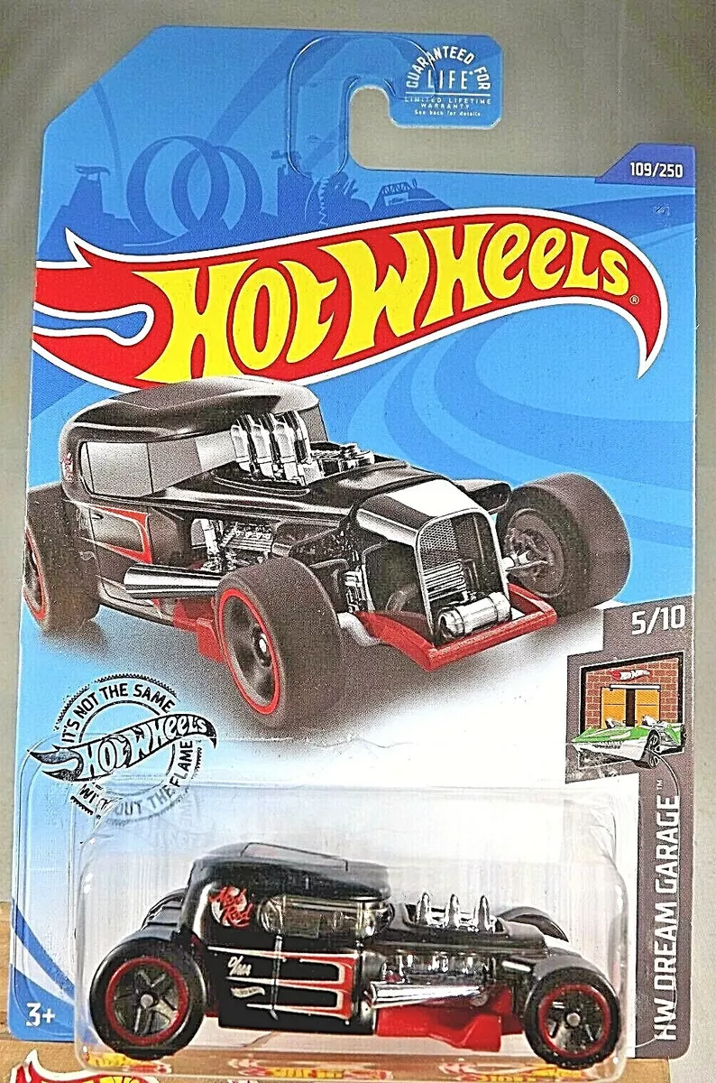 2020 Hot Wheels #109 HW Dream Garage 5/10 MOD ROD Black Variant w/Black 5 Spokes eBay photo