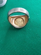 Military Ring and Airforce sign, broach