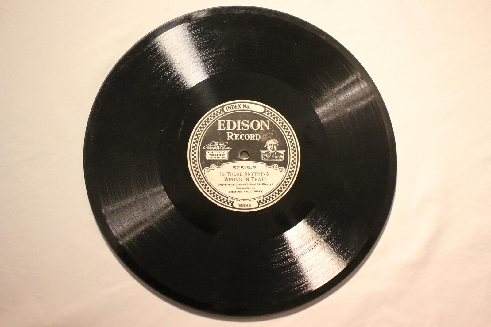 Edison Good EDISON 52519 ERMINE CALLOWAY Is There Anything Wrong In That? / Good ...