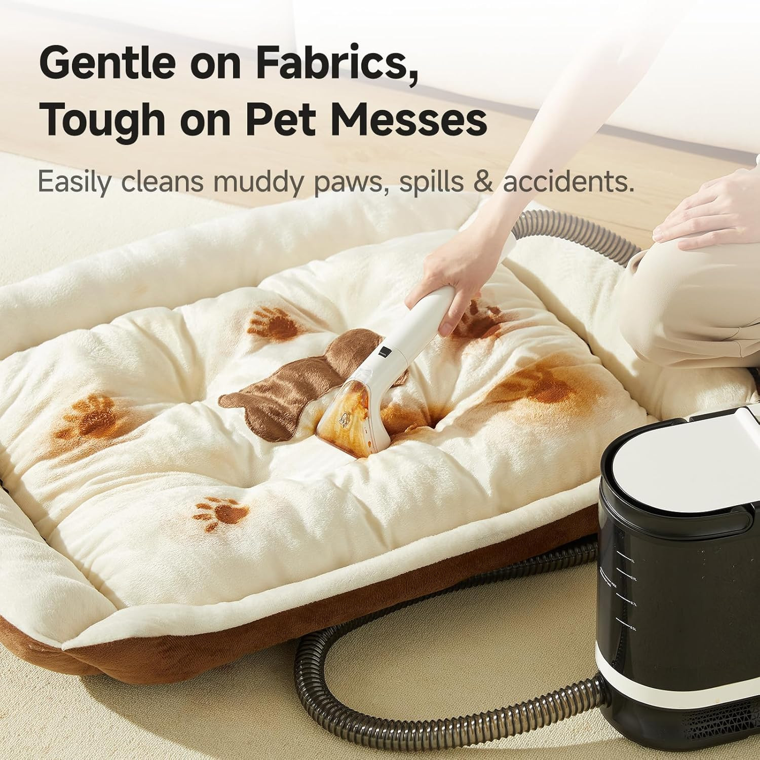 18Kpa Portable Carpet Cleaner Powerful Suction Upholstery Cleaner Machine for Pe