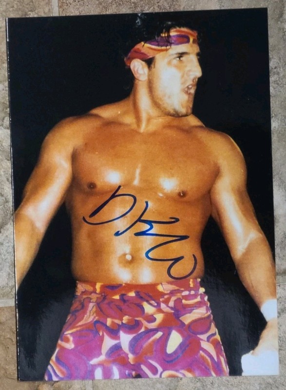 DISCO INFERNO signed 5 X 7 photo WCW WWE WWF TNA pro wrestling 
